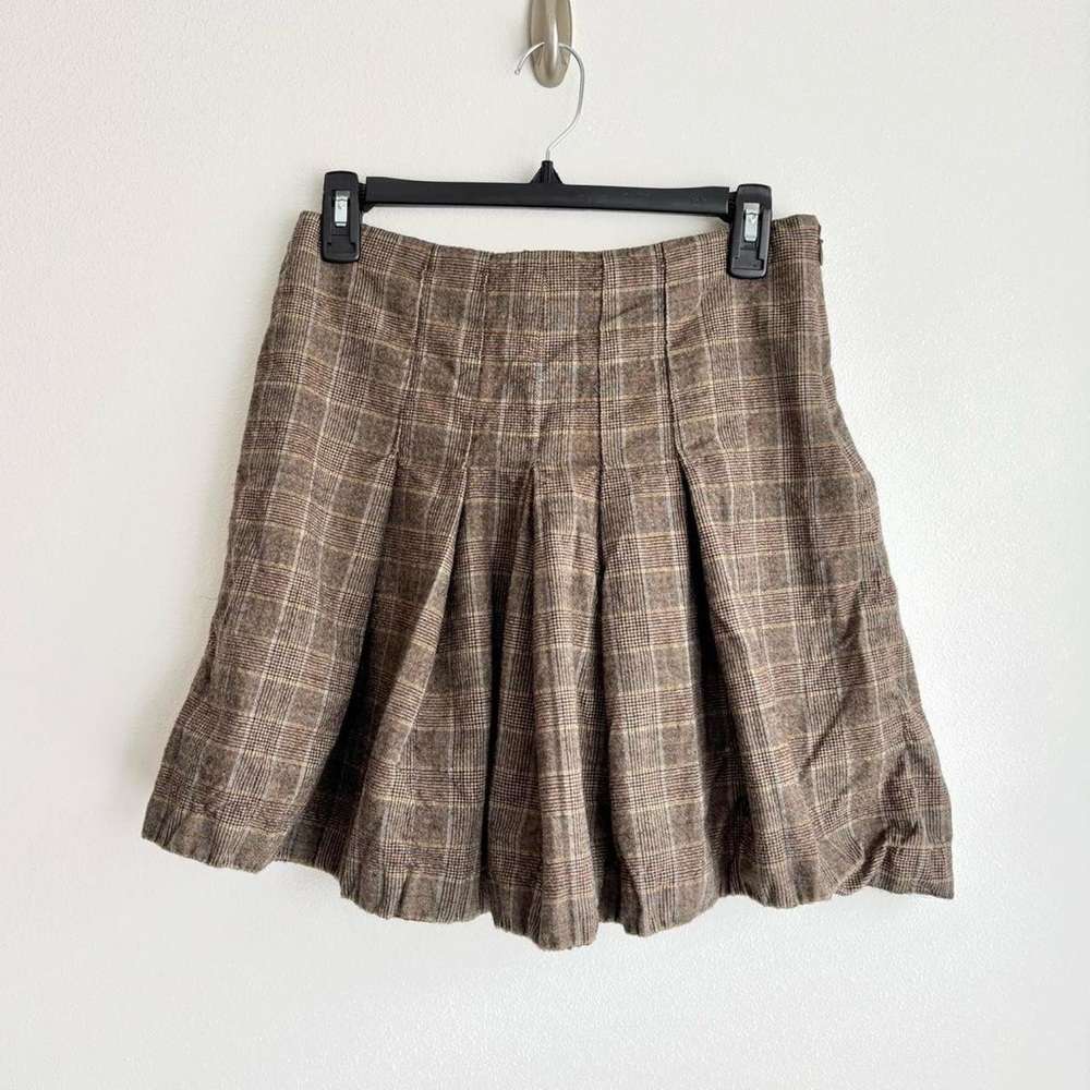 VINTAGE J. CREW PLAID SCHOOL GIRL MINI SKIRT